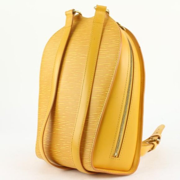 Louis Vuitton Yellow Epi Leather Mabillon Backpack 2lv1106 main image 6
